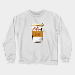 Witch's Witchy Brew Coffee - Halloween Crewneck Sweatshirt